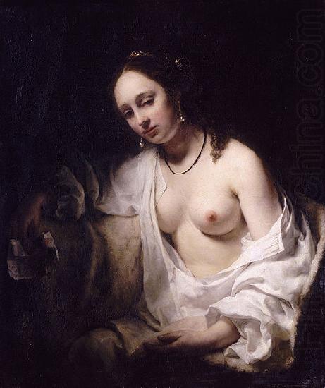 Batsheba met de brief van koning David, Willem Drost